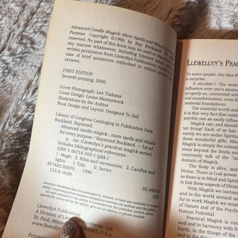 Advanced  candle magick book 1996